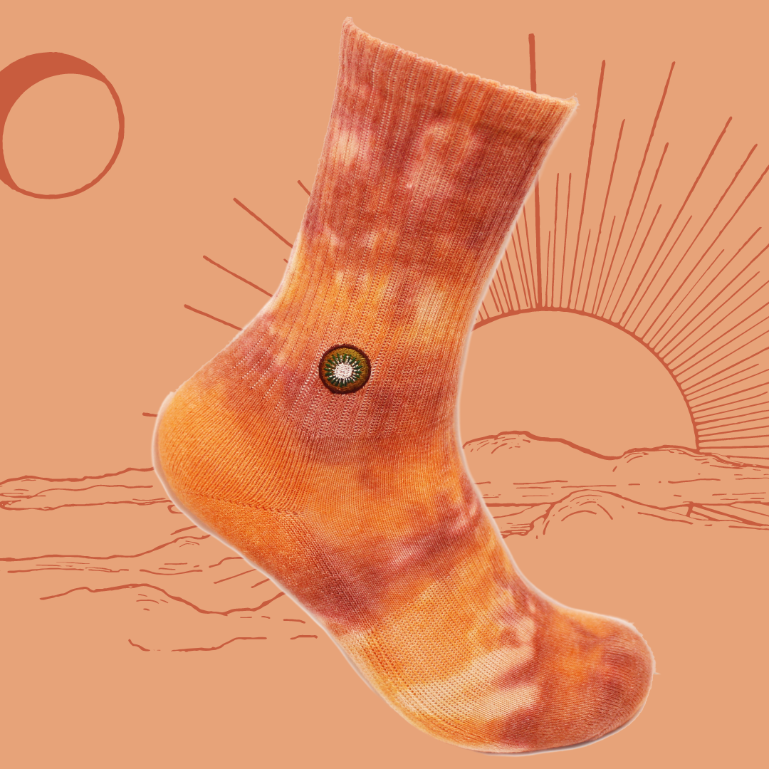 Sunburn Orange| OHKI SOCKS