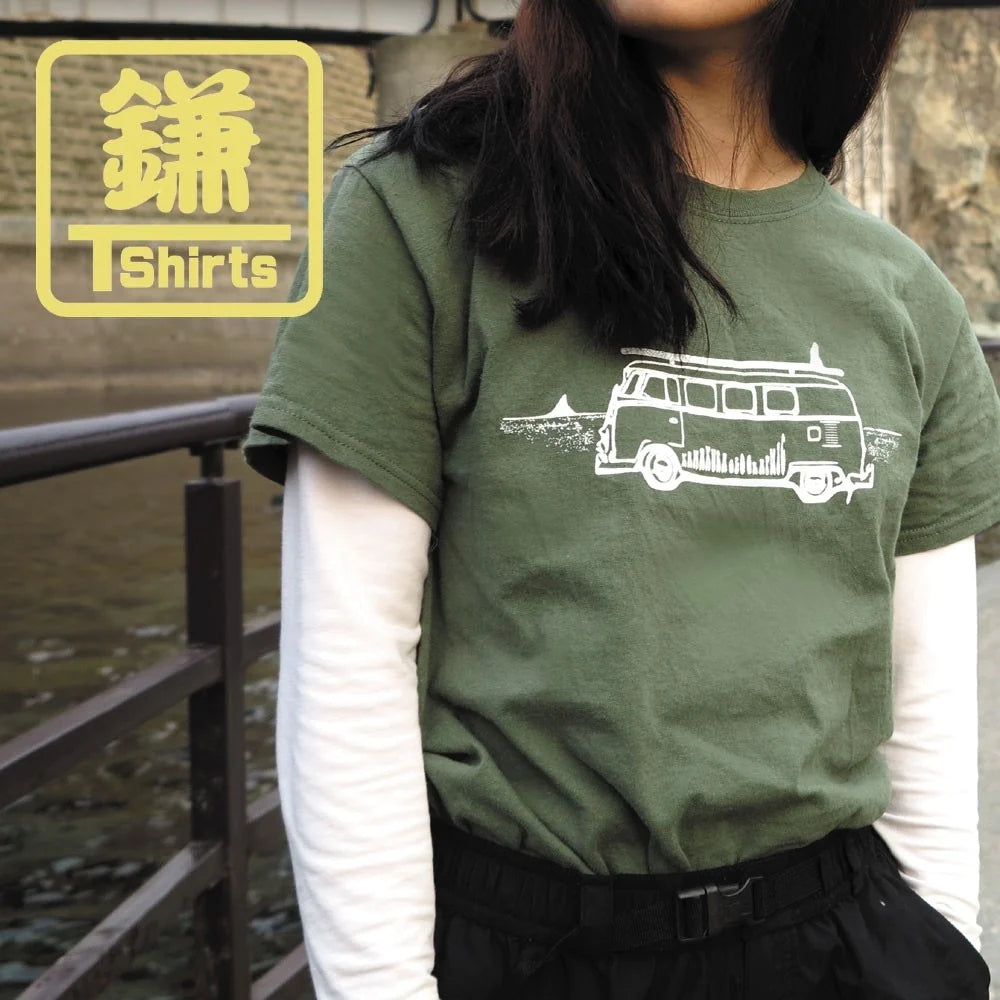 Coast MILITARY GREEN | コースト ミリタリーグリーン | Kamakura T-Shirt
