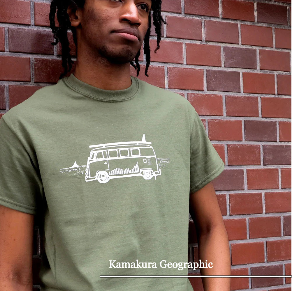 Coast MILITARY GREEN | コースト ミリタリーグリーン | Kamakura T-Shirt