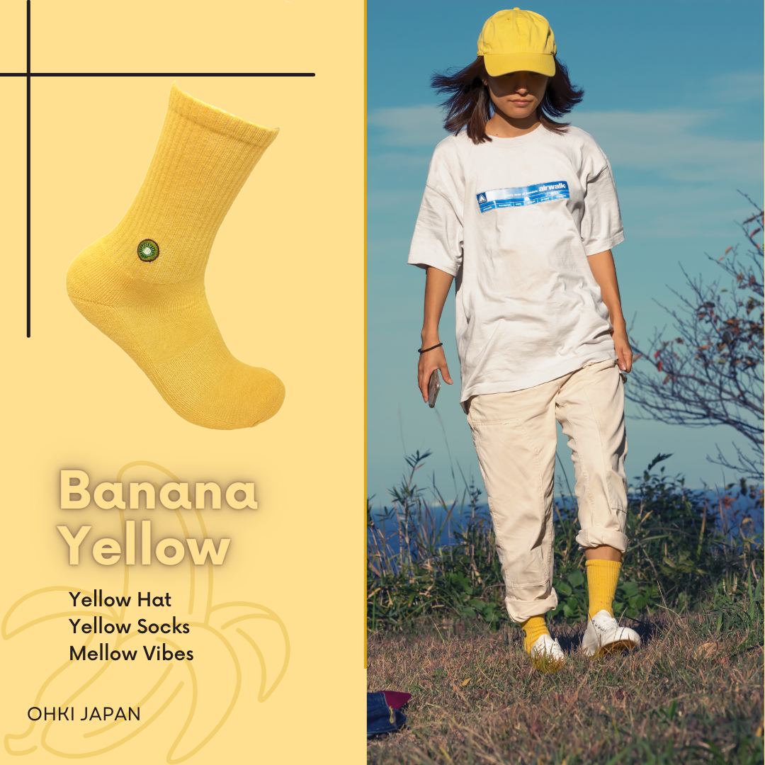 バナナイエロー | OHKI SOCKS